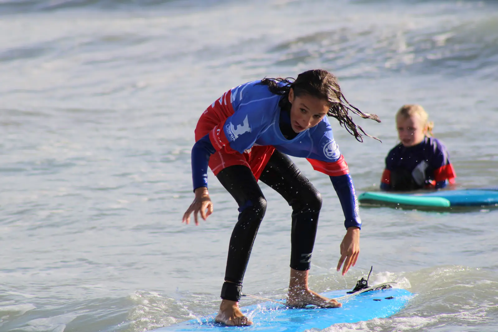Cours de surf avec un moniteur aux Lecques